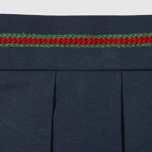 Jupe pour enfant en coton brodé