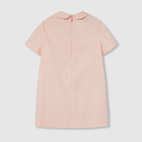 Children's cotton dress with embroidery