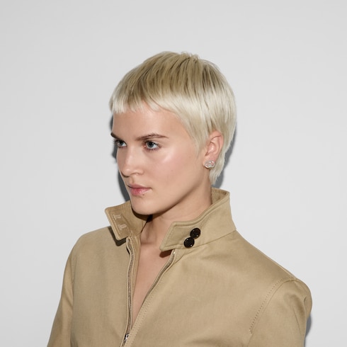 Серьги-пусеты Gucci Interlocking