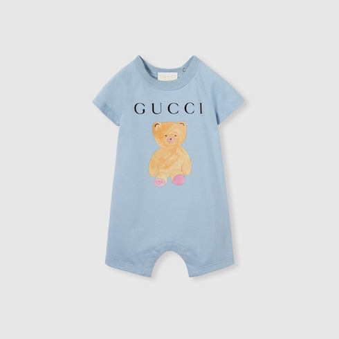 Baby printed cotton one-piece