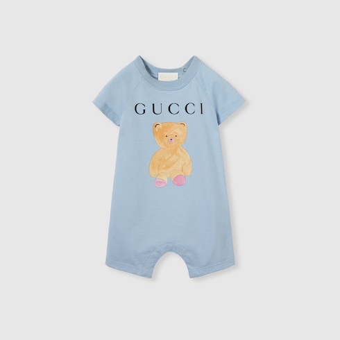 Combinaison pour bébé en coton imprimé