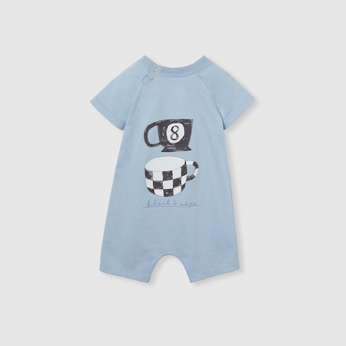 Baby printed cotton one-piece Detail 2