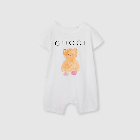 Baby printed cotton one-piece