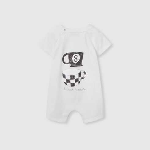 Baby printed cotton one-piece