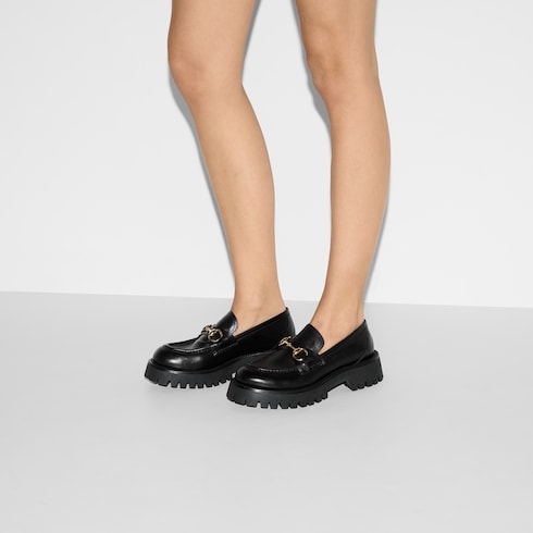 Women's lug sole loafer with Horsebit