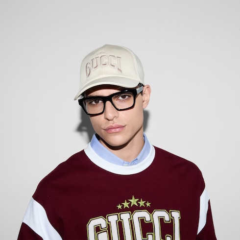 Casquette brodée en coton