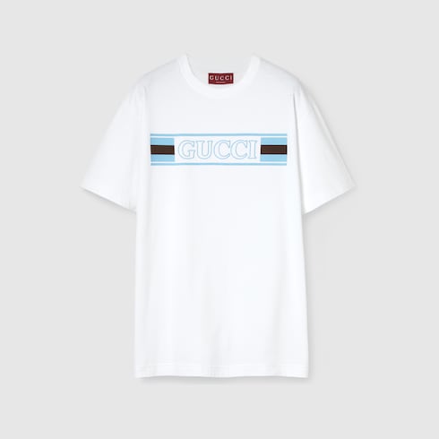 Cotton jersey T-shirt with print