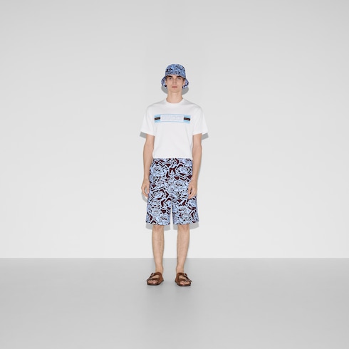Cotton jersey T-shirt with print
