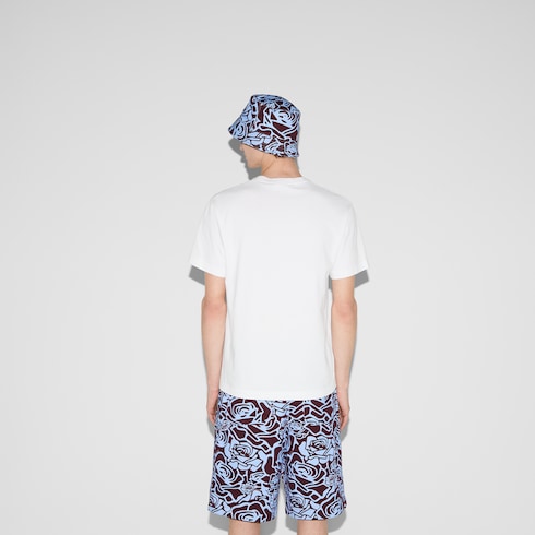 Cotton jersey T-shirt with print