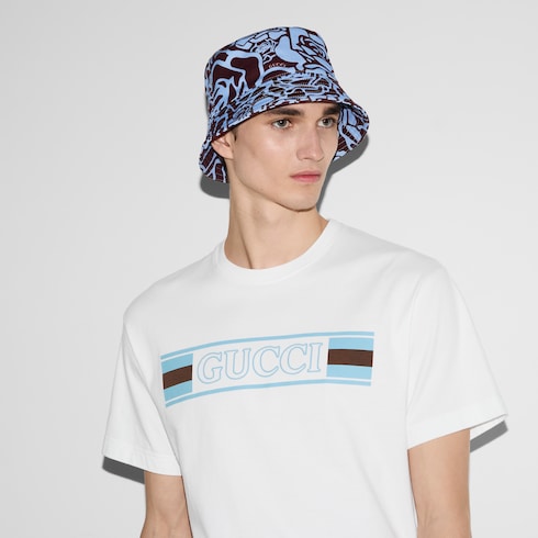 Cotton jersey T-shirt with print