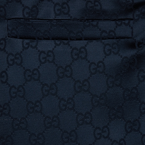 Pantalone in raso GG