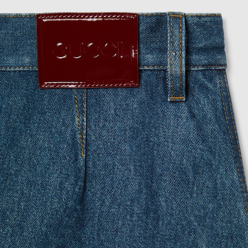 Gonna midi in denim