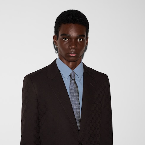 Silk jacquard tie
