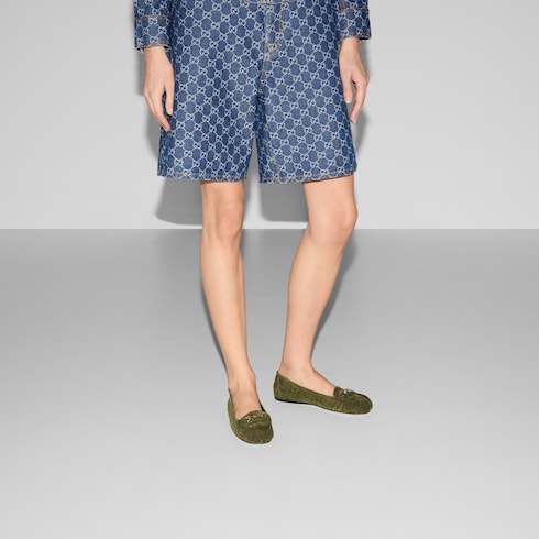 Women's ballet flat with Horsebit