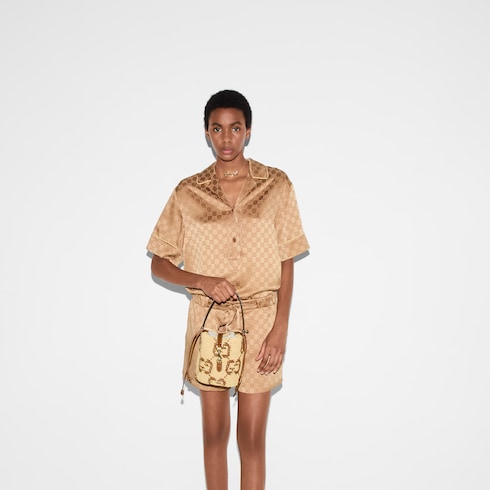 Sac seau tissé mini format