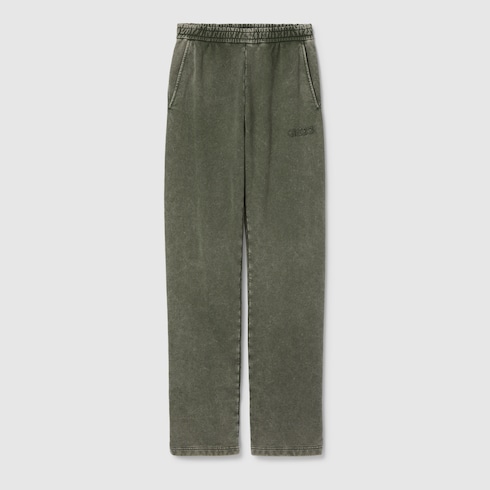 Jogginghose aus Baumwolle mit Stickerei