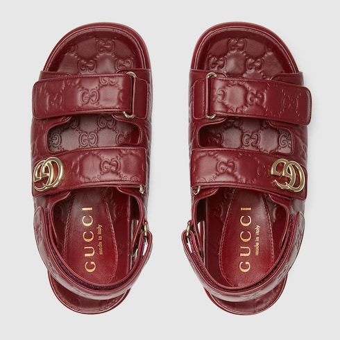 Sandales avec Double G pour femme