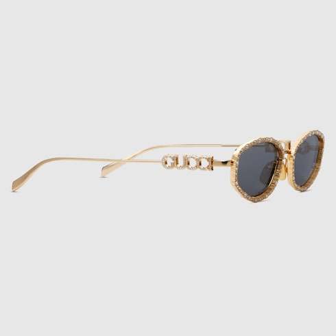 Oval frame sunglasses
