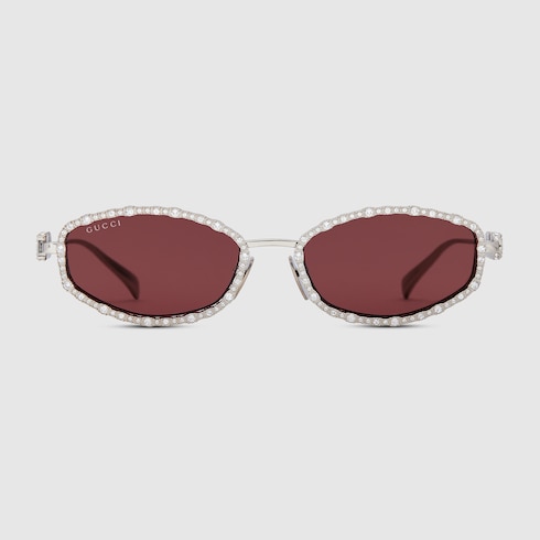 Sonnenbrille mit ovalem Rahmen