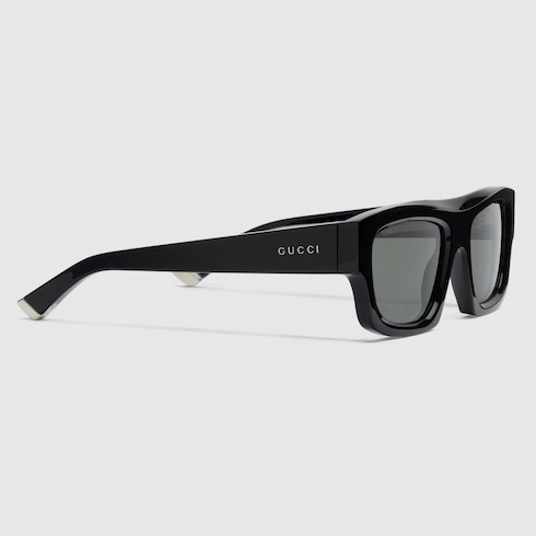 Rectangular frame sunglasses