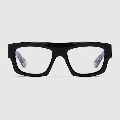Rectangular frame sunglasses