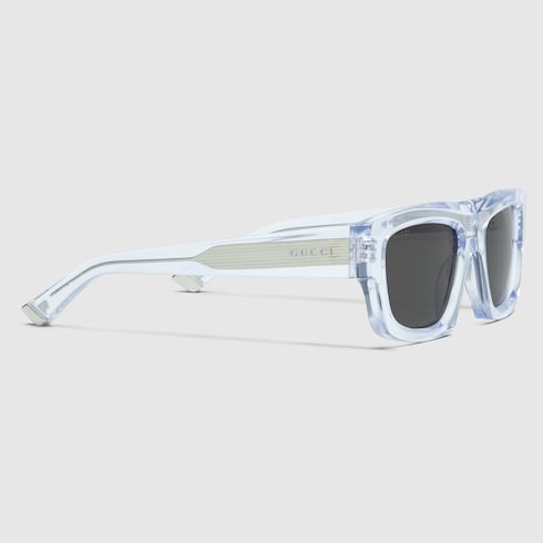 Rectangular frame sunglasses