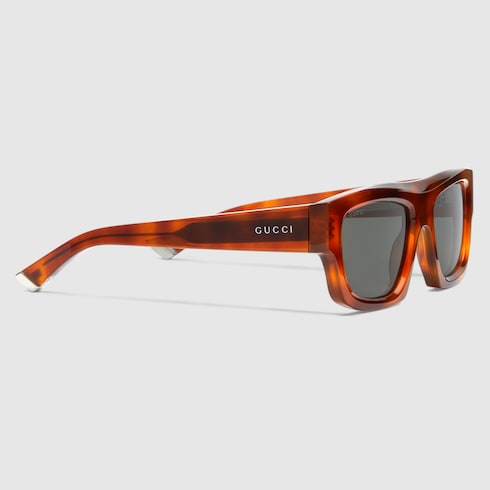 Rectangular frame sunglasses