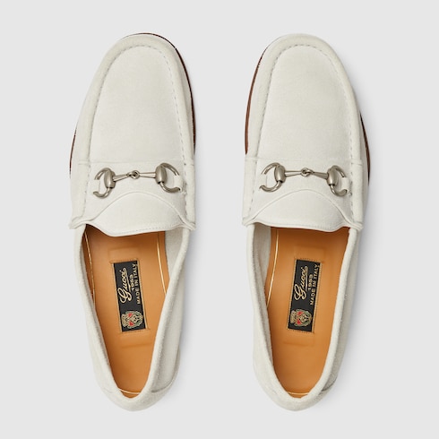 超話題新作 Horsebit Men's 1953 US GUCCI® | suede grey light in loafer ワンピース カードゲーム