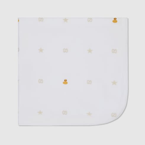 Couverture pour bébé en coton brodé