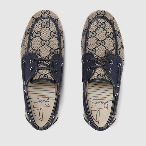 Zapato infantil con GG y cordones