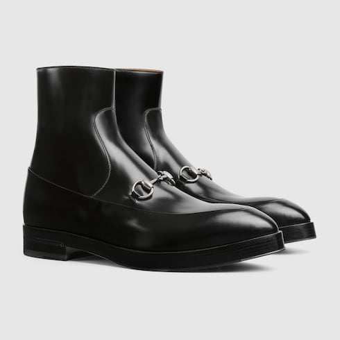 Men's ankle boot with Horsebit