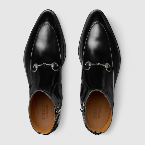 Men's ankle boot with Horsebit