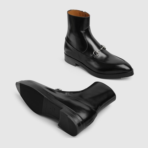 Men's ankle boot with Horsebit