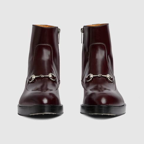 Men's ankle boot with Horsebit