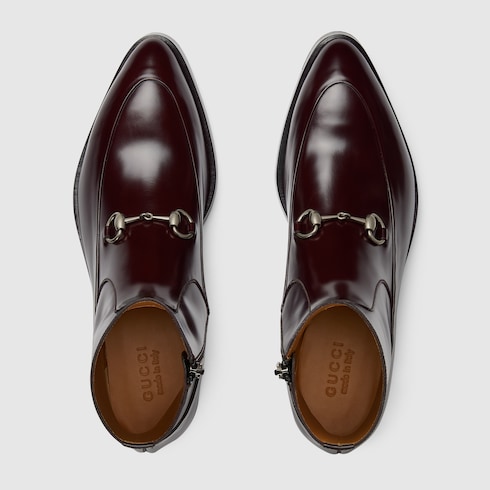 Men's ankle boot with Horsebit