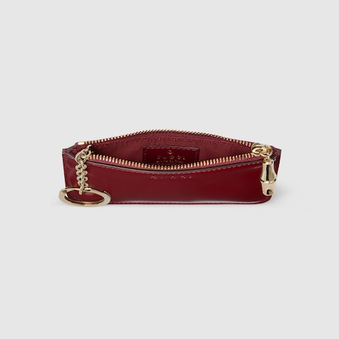 Key pouch with bamboo