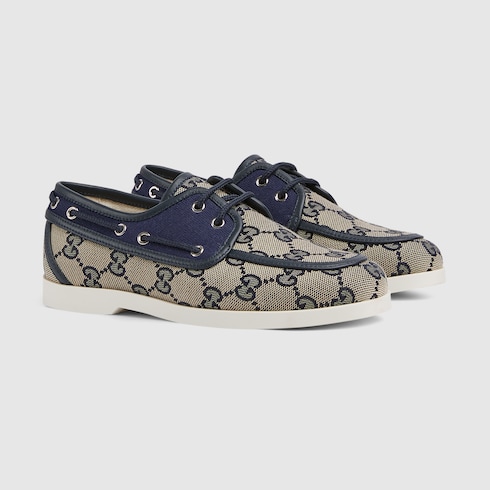Zapato infantil con GG y cordones