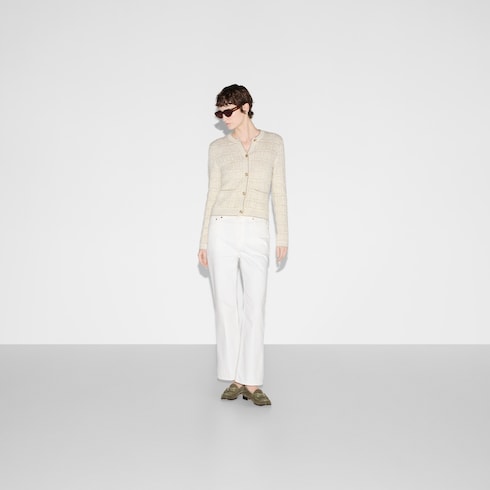 Pantalon à coupe droite en denim