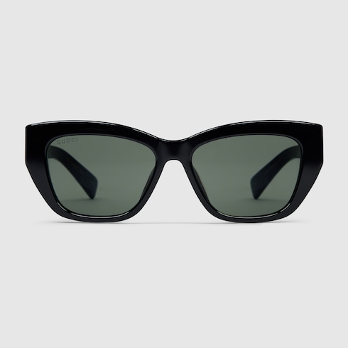 Low nose bridge fit cat-eye sunglasses