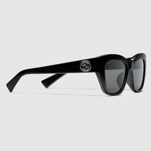 Low nose bridge fit cat-eye sunglasses