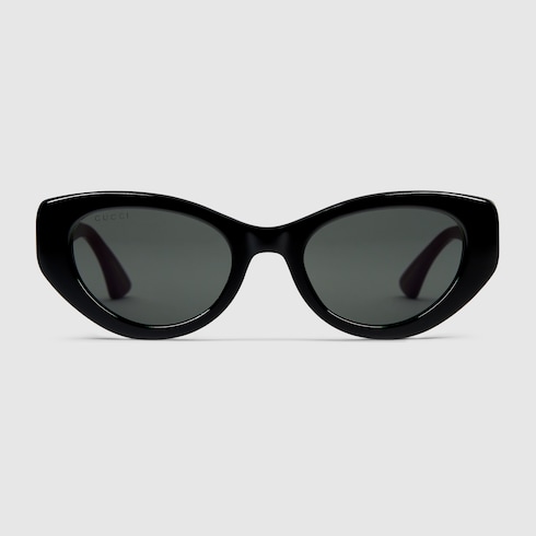 Gafas de sol con marco con forma de ojo de gato