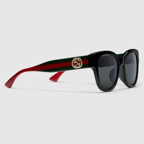 Low nose bridge fit butterfly sunglasses