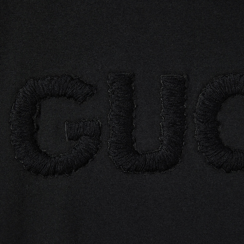 T-shirt in jersey di cotone con ricamo