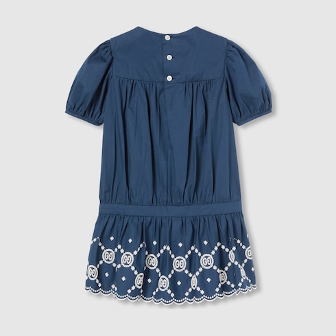 Robe pour enfant en coton brodé