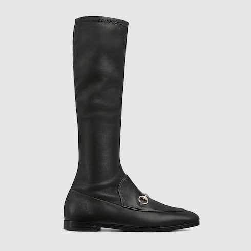 Women's Gucci Jordaan boot in black leather | GUCCI® US