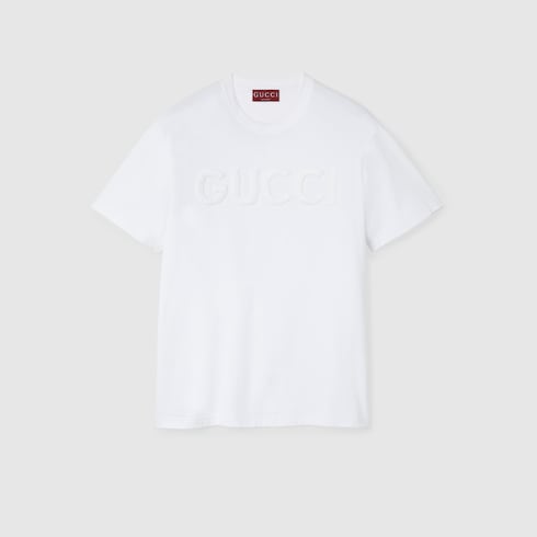 T-shirt en jersey de coton brodé