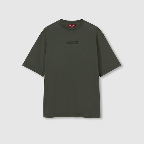 T-shirt en jersey de coton brodé