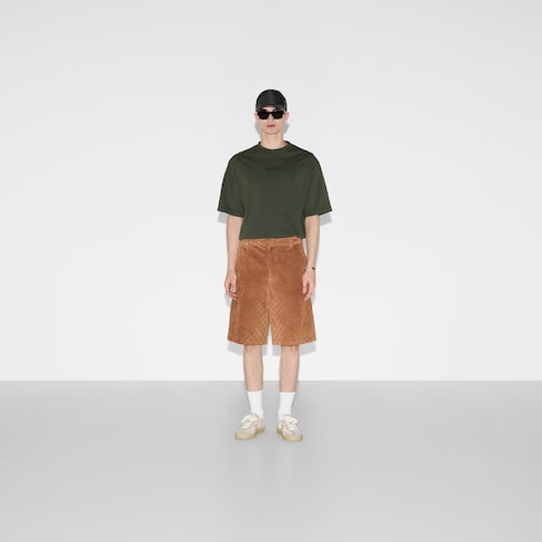 T-shirt en jersey de coton brodé