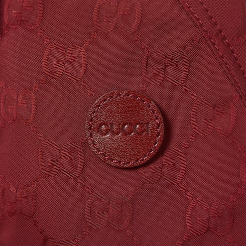 Giacca neonato in twill di nylon GG con cerniera