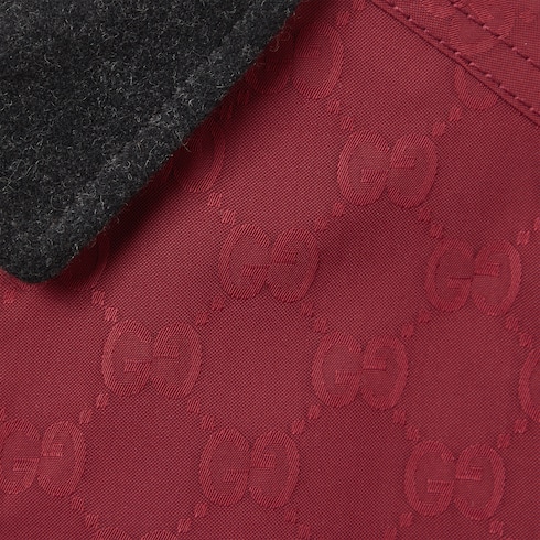 Children's GG twill nylon jacket Detail 3